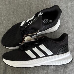 Adidas Cloudfoam Black and White Shoes